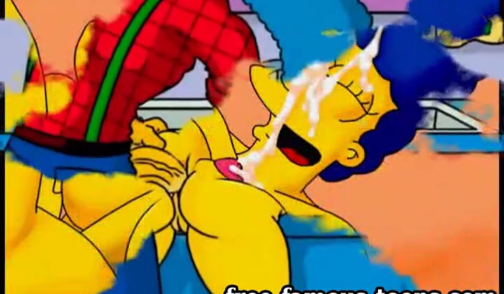 Mature Marge Simpson in Cheating Anime Adventure