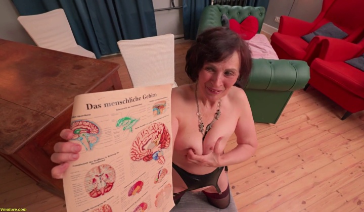Curvy Mature Mimi Schwarz in Rough POV Action