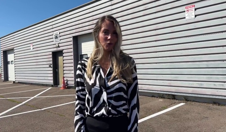 Molly French in Hardcore Blonde Action