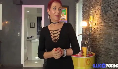 French Mature MILF Satisfies with Long BBC