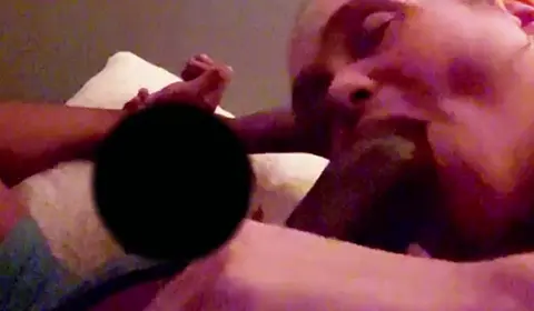 Mature Blowjob Under Tropical Storm: Oldass in Rainy Lane