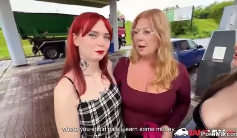 Tammy Jean Redhead Fox Takes Every Inch in Bang Van