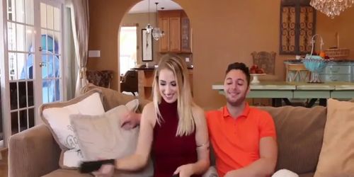 Shlong sucking stepdaughter teen gets plowed