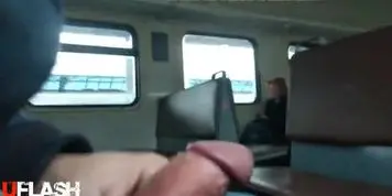 Cum for Mature Lady on Train | MILF in Action