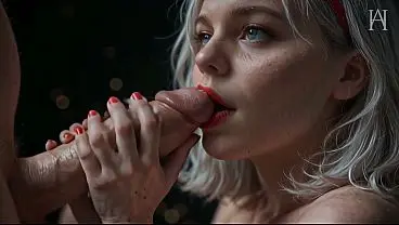 ATKINS HEAVEN - GILF Sucks Thick Cock in Intense Blowjob