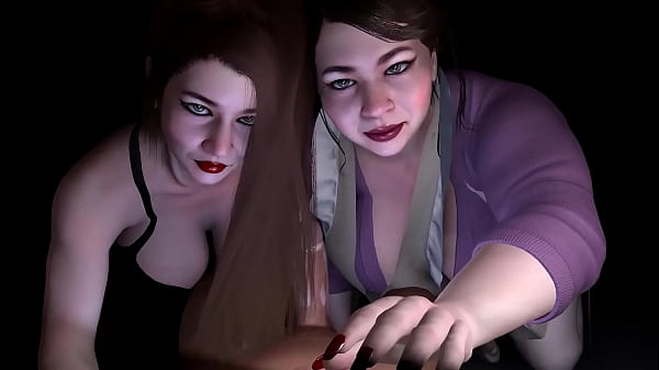 Double Blowjob by two Thick mature Asian Milfs&colon; 3D Porn