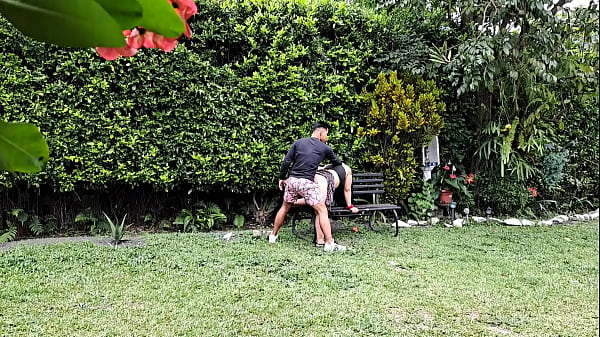 Rich Mature Seduction in the Garden