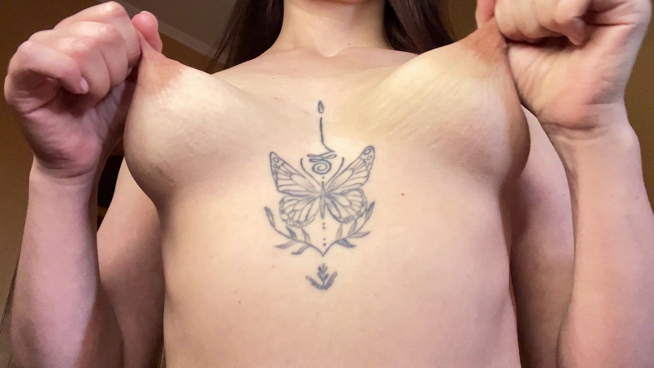MILF Tease: Sensual Nipple Play