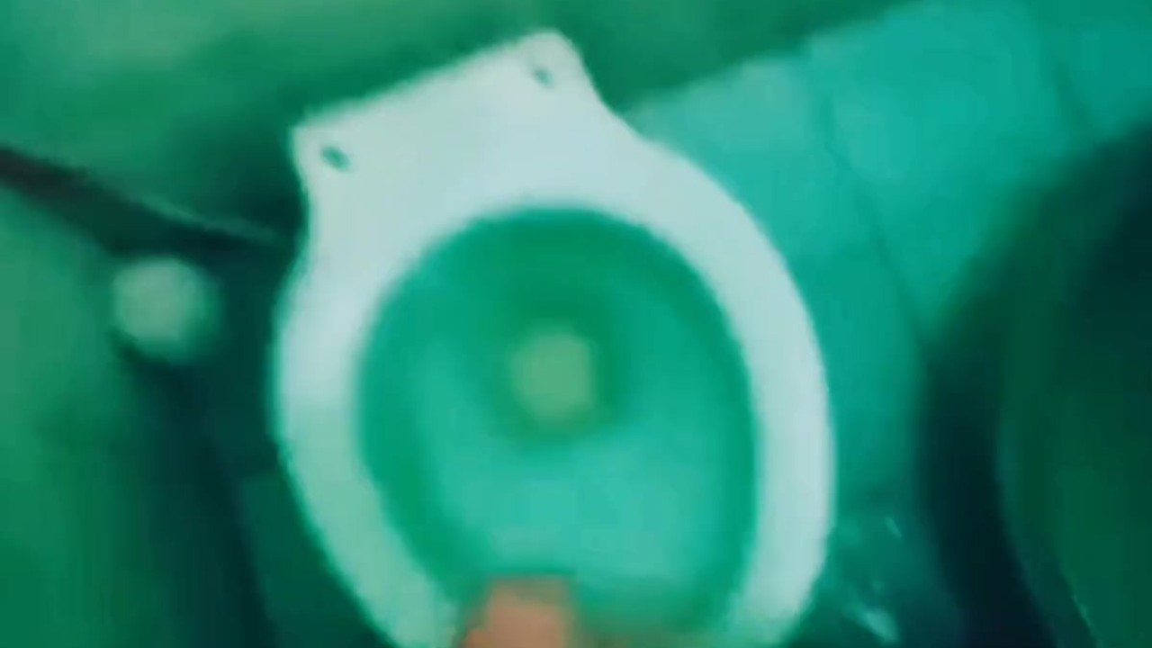 Public Toilet Jerk Off: Straight Guy Cums in 1:25 Minutes