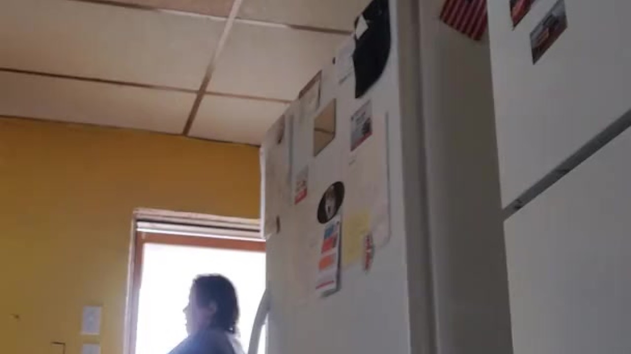 Mature Woman Struts Her Stuff in a Thong