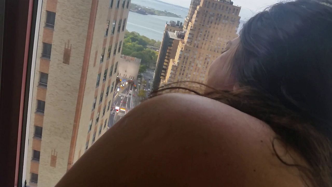 BBW MILF's Daring Public Display in NYC