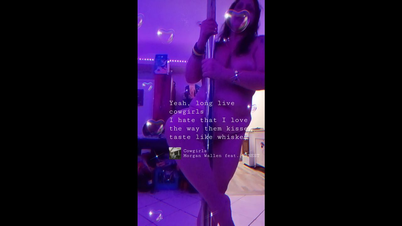 Sultry Mature Woman Shows Off Pole Dancing Skills
