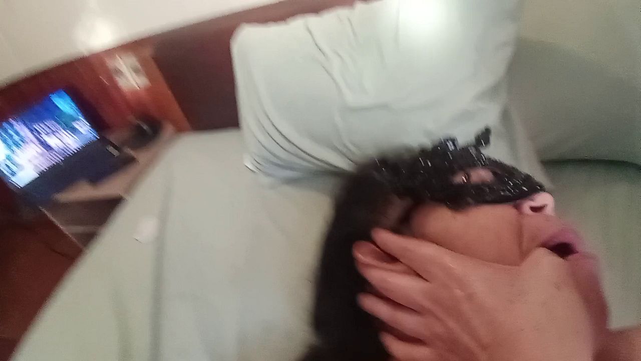 Latin MILF Sucks Cock with Passion
