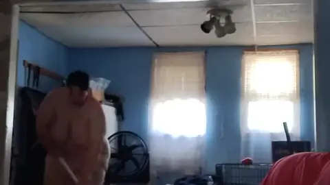 Naked Woman Mopping Floors – Mature MILF in Home Scene