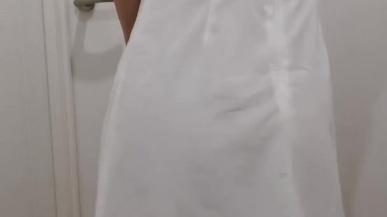 Japanese Arasa Woman in White Dress Tease