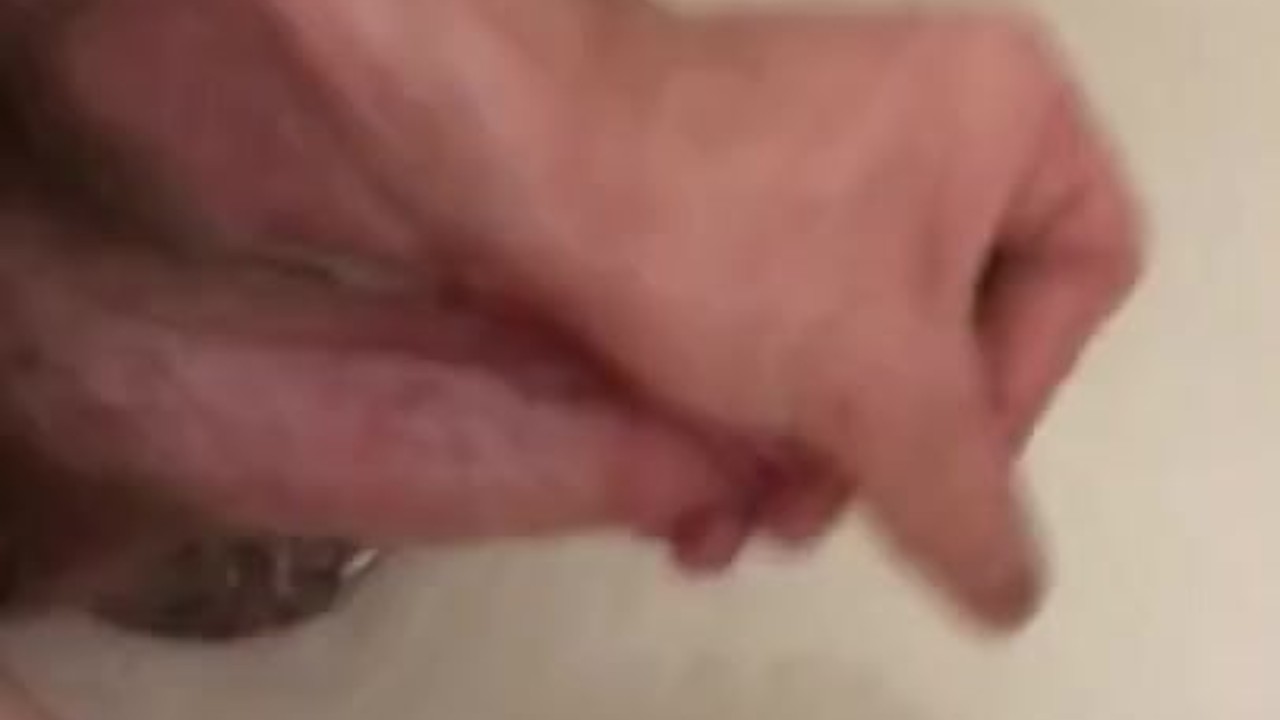 SMALL CUM IN SHOWER!