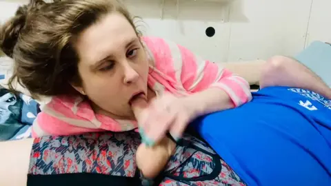 Cum Slut Gives Blowjob for Daily Dose of Cum 😍💦🔥