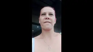 Amateur MILF Public Cum Walk After Secret Toilet Encounter