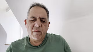 Solo Masturbation in Green T-Shirt